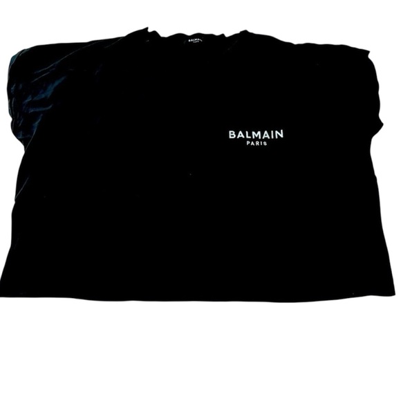 Balmain Paris Black T-Shirt - Picture 1 of 3